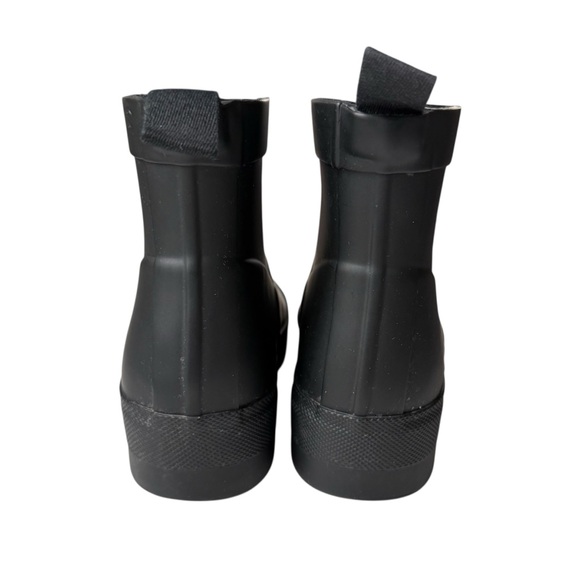 Hunter Kids Play Rain Boots Black Unisex Boys 13 Girls 1 Waterproof Ankle Height - Picture 9 of 12